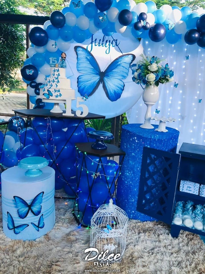 15 Anos – Borboleta Azul – Dilce Festas