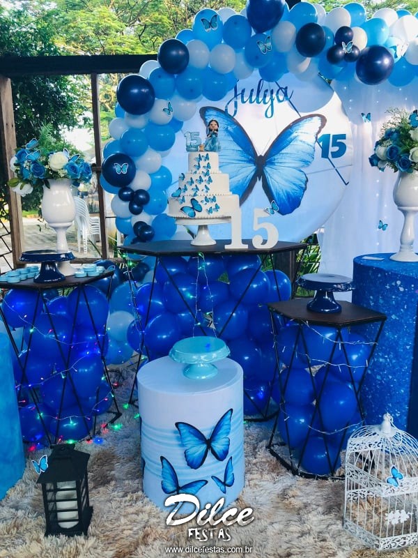15 Anos – Borboleta Azul – Dilce Festas